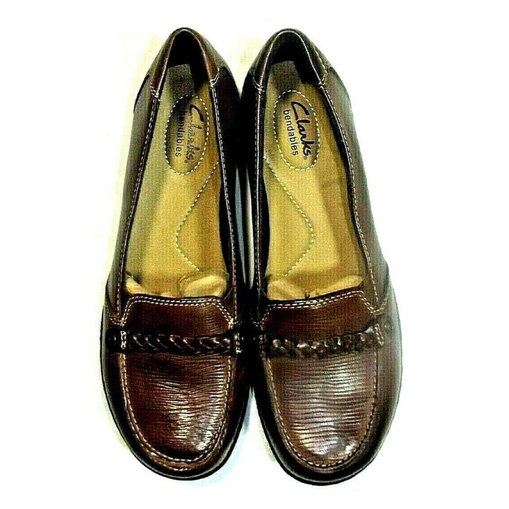 NIB CLARK BENDABLES WOMEN LOAFERS SZ 8 PERFECT